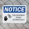 Signmission This Equipment Starts Automatically OSHA Notice Sign, Plastic, 10in W x 7in L, 2PK OS-2PACK-NS-P-710-L-18614 - alternate 7